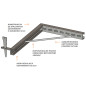 Pilaster pillar angle wedge