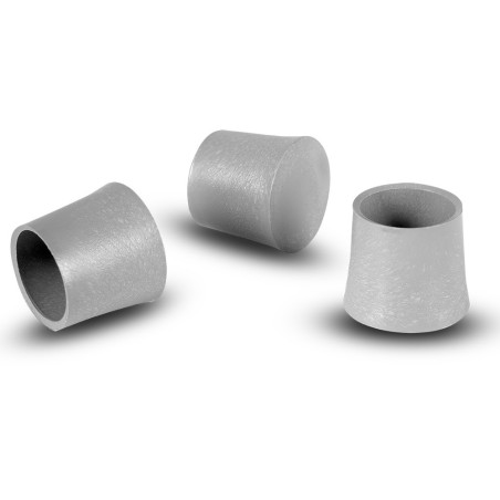 PVC tube cap 22mm 1000pcs gray