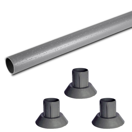 Set PVC pipe 22 L -2m 100pcs PVC plastic cone 22mm 500pcs