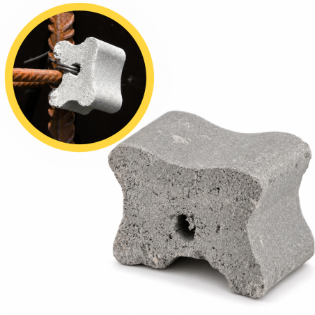 Concrete Rebar Spacer 35/40/50 mm – Concrete Cover Block for Reinforce