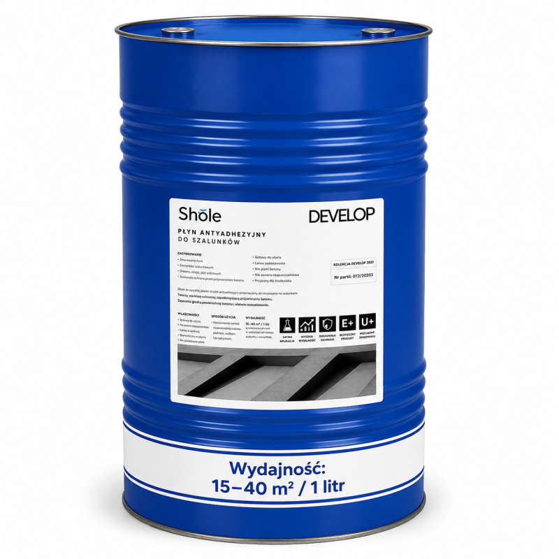 Płyn antyadhezyjny 210L Shole Develop OCL