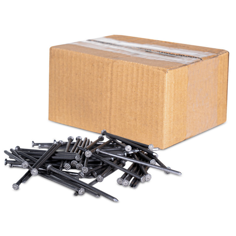 Smooth black construction nails 125mm 4,6mm 5KG