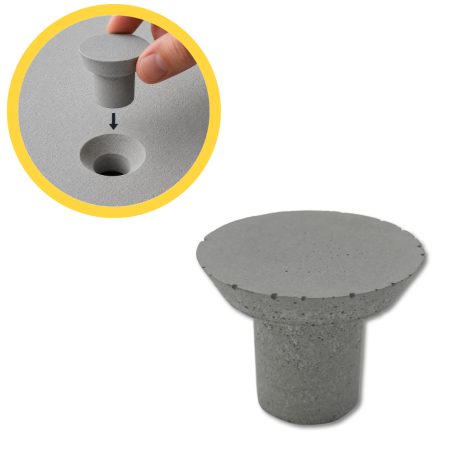 Architectural concrete plug 22/10 ECO 100pcs
