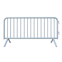 Temporary Steel Barrier 2.5 × 1.1 m | Hot-Dip Galvanized