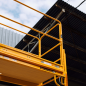 Steel safety railing