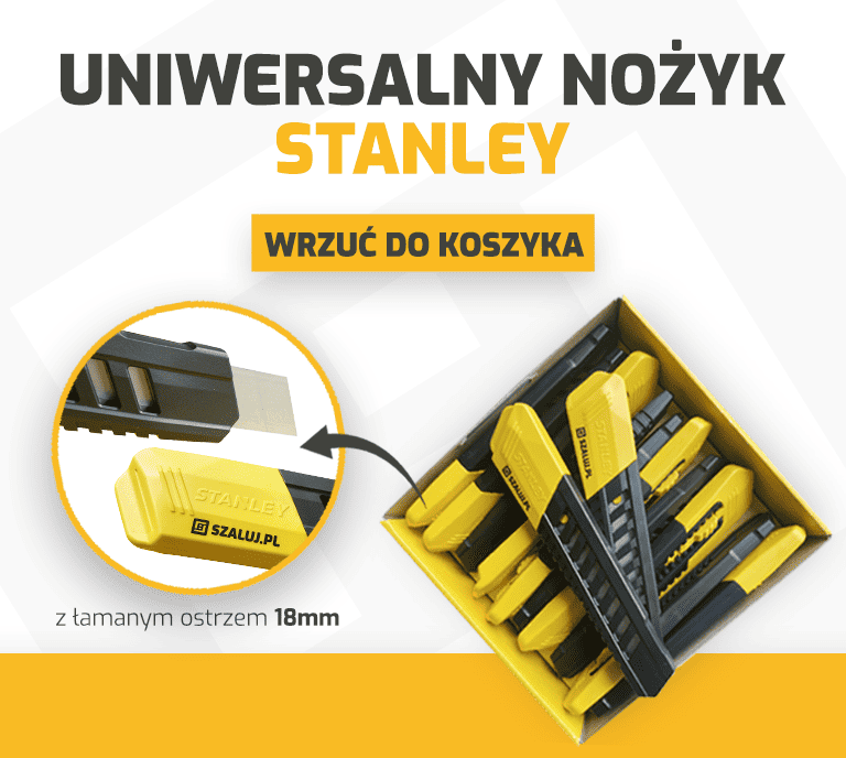 Uniwersalny nożyk Stanley - szaluj.pl