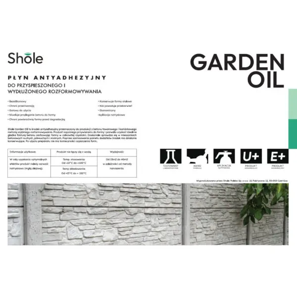 Shole garden oil Olej do form szalunkowych - szaluj.pl